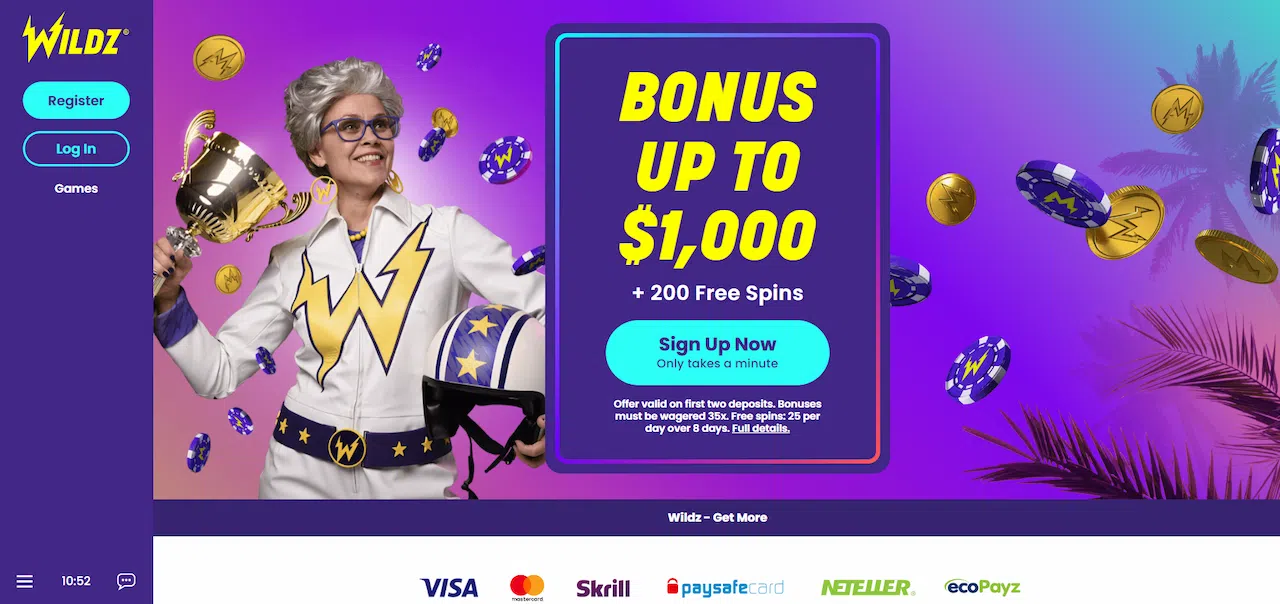 Wildz Casino Overview
