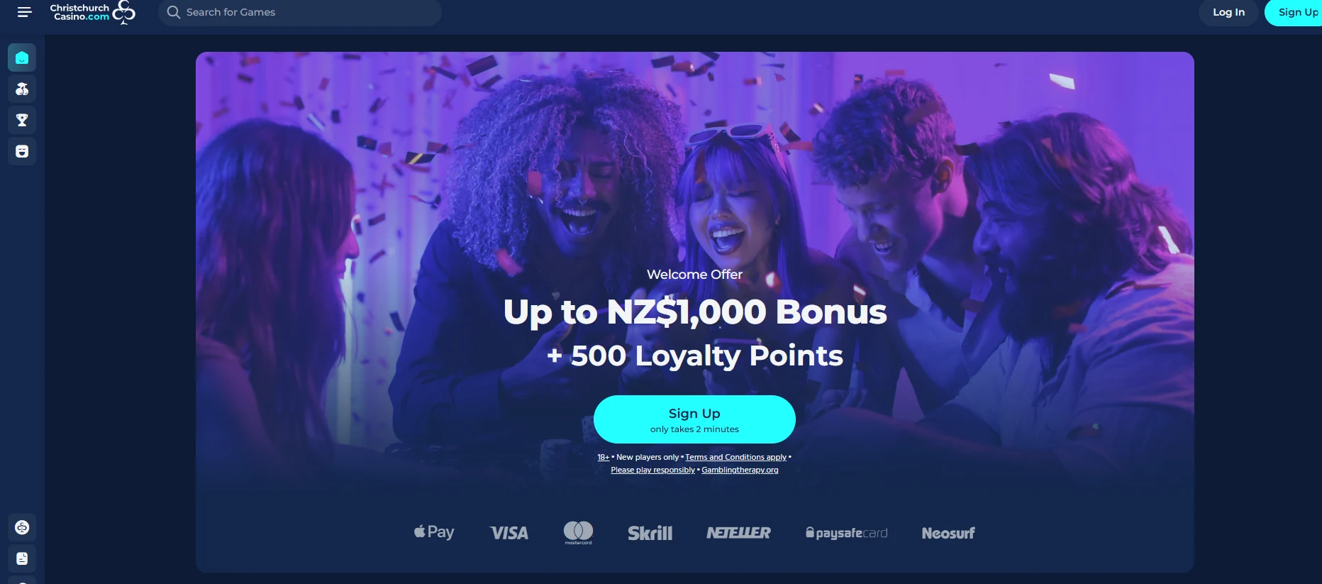 Christchurch homepage