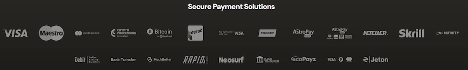 Lucky Ones Payment Methods