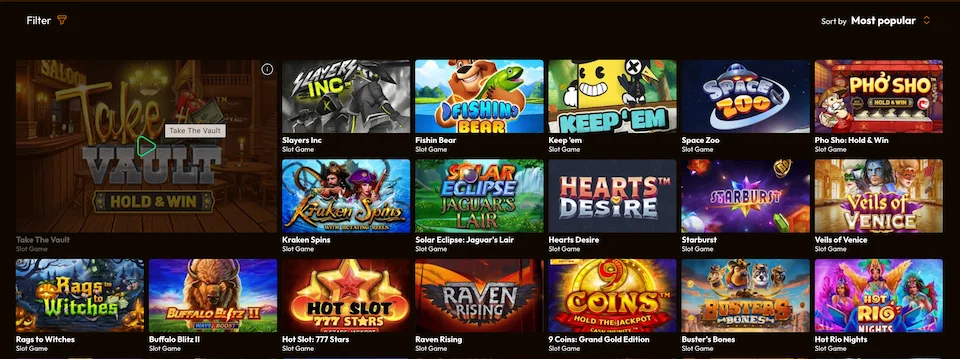 Emu Casino Games