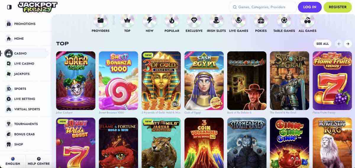 jackpotfrenzy casino games
