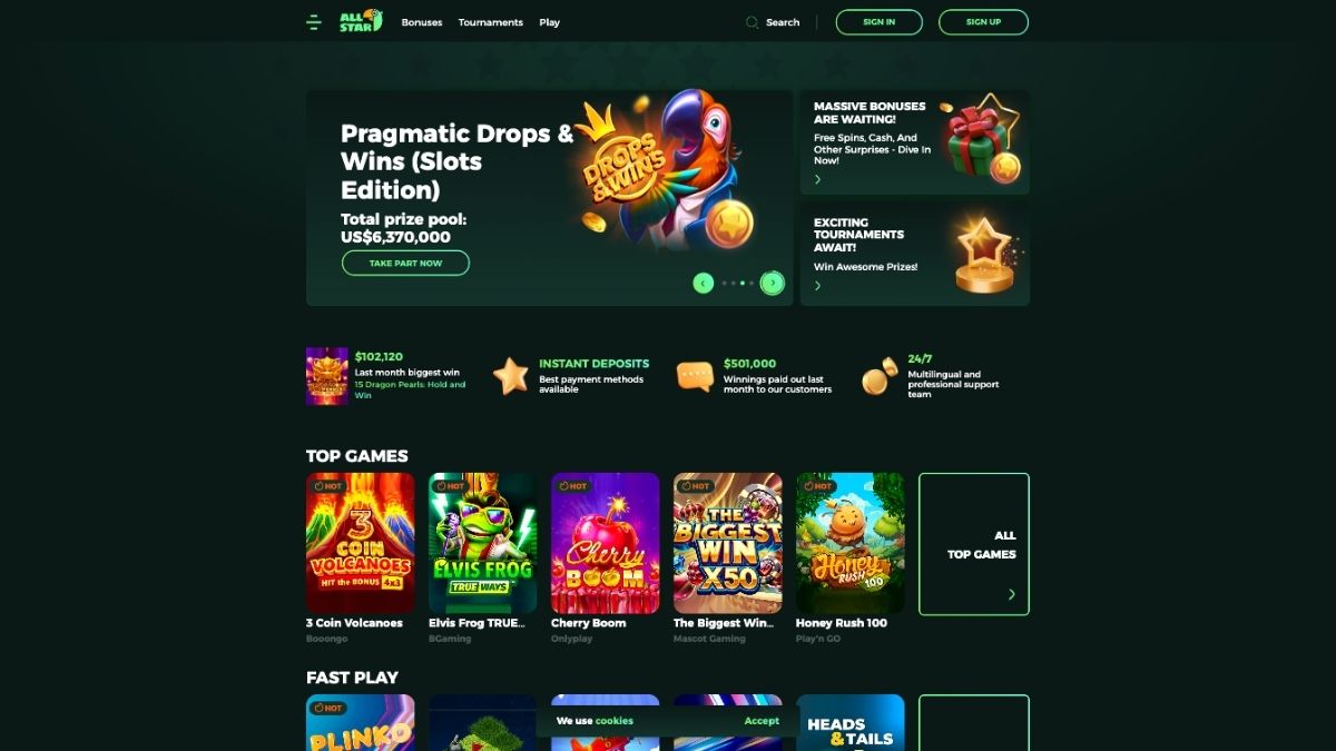 all star casino review
