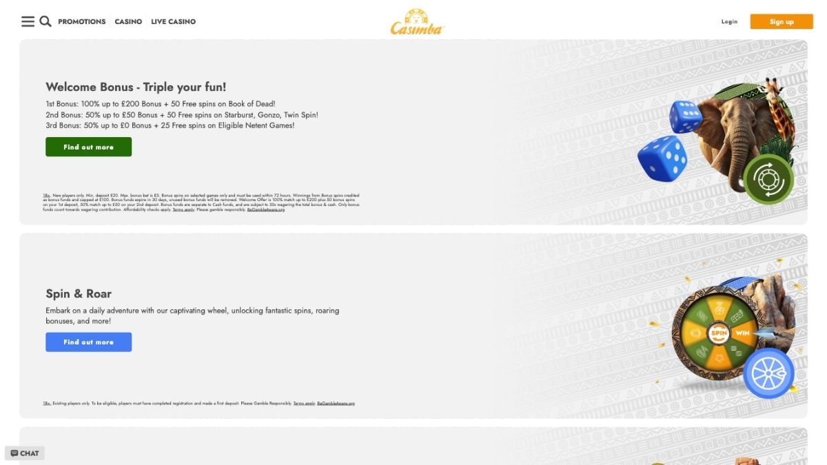 casimba casino bonus