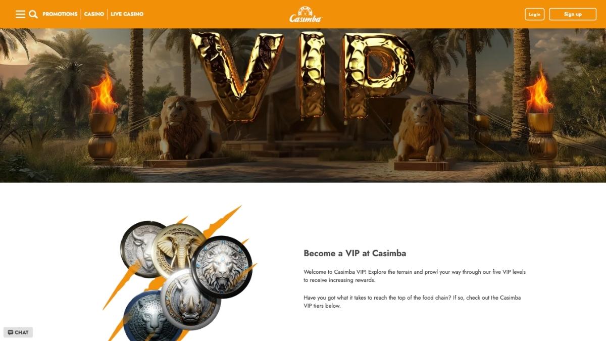 casimba casino vip