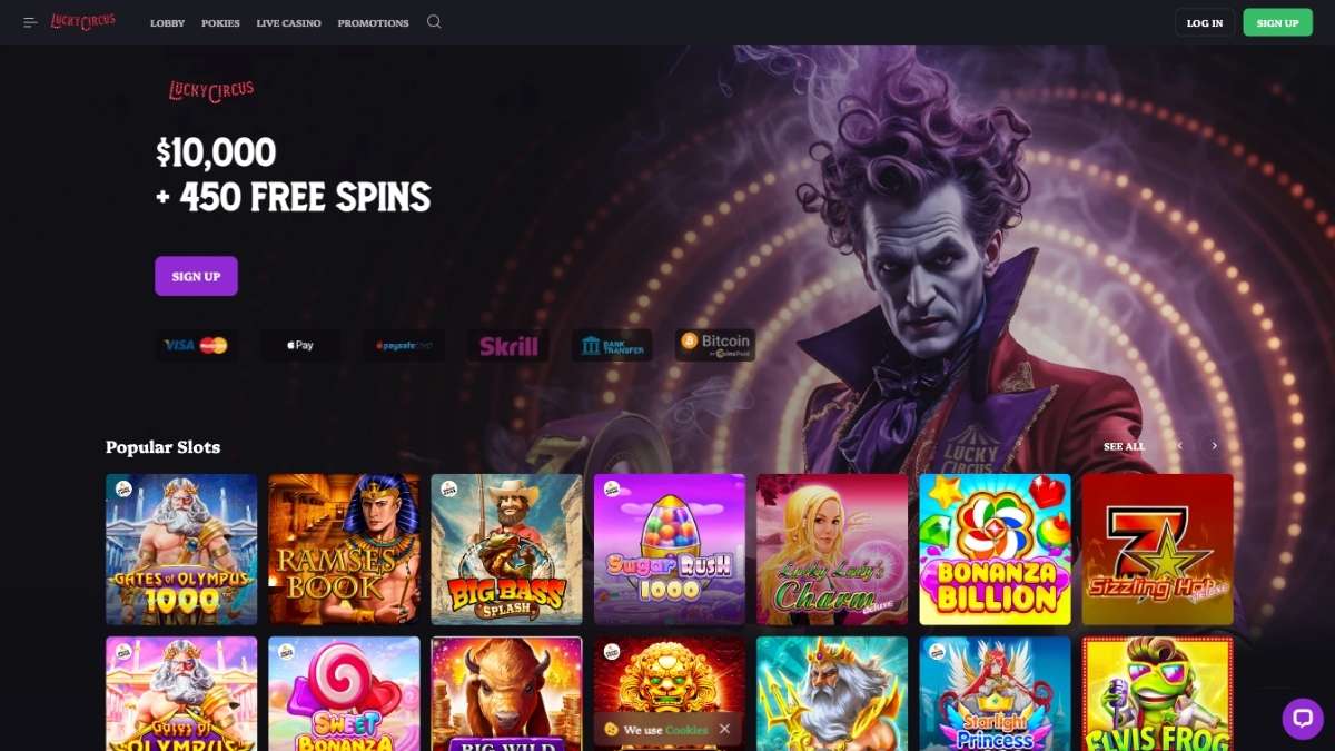 luckycircus casino review