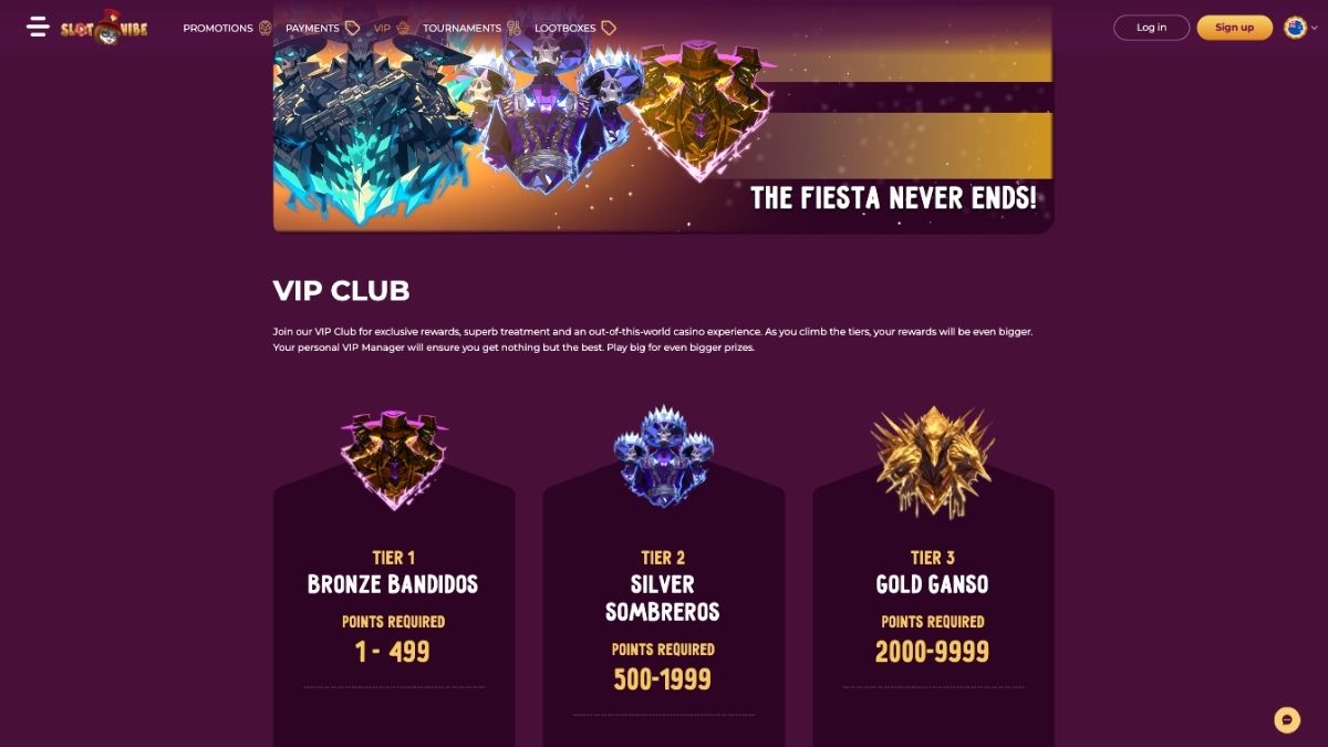 slotvibe casino vip