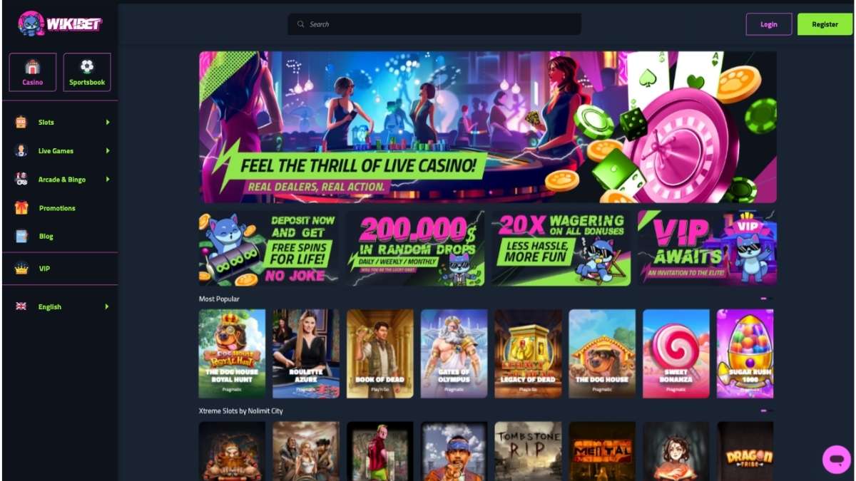 wikibet casino review