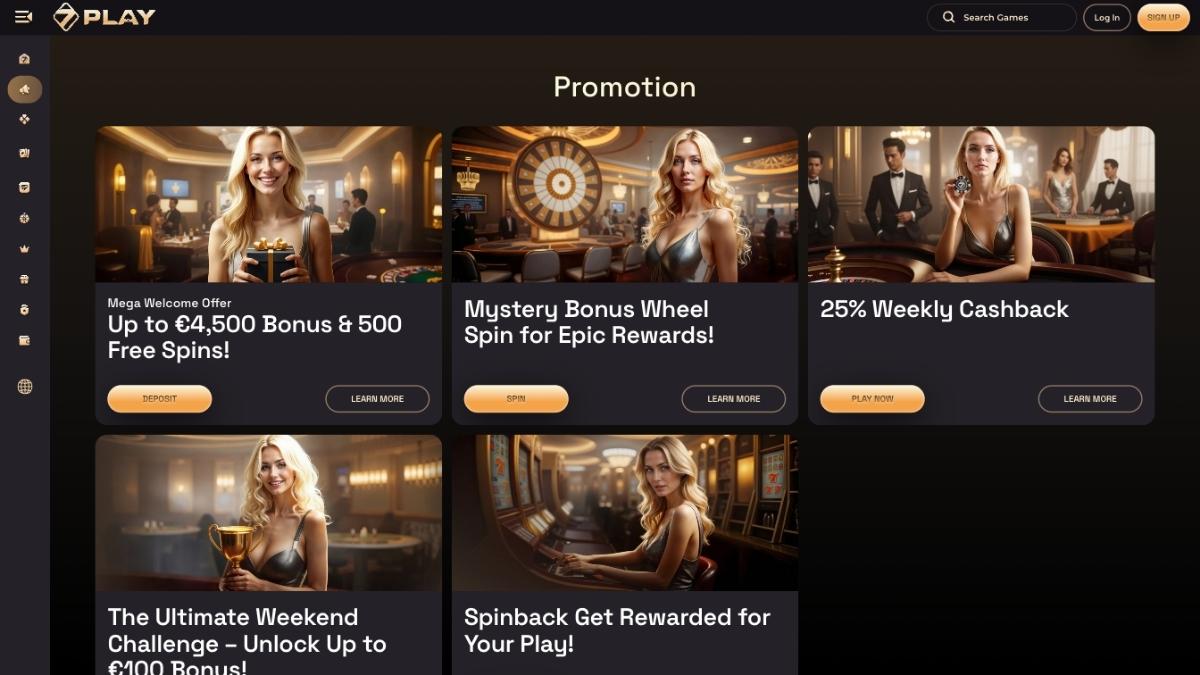 sevenplay casino bonus