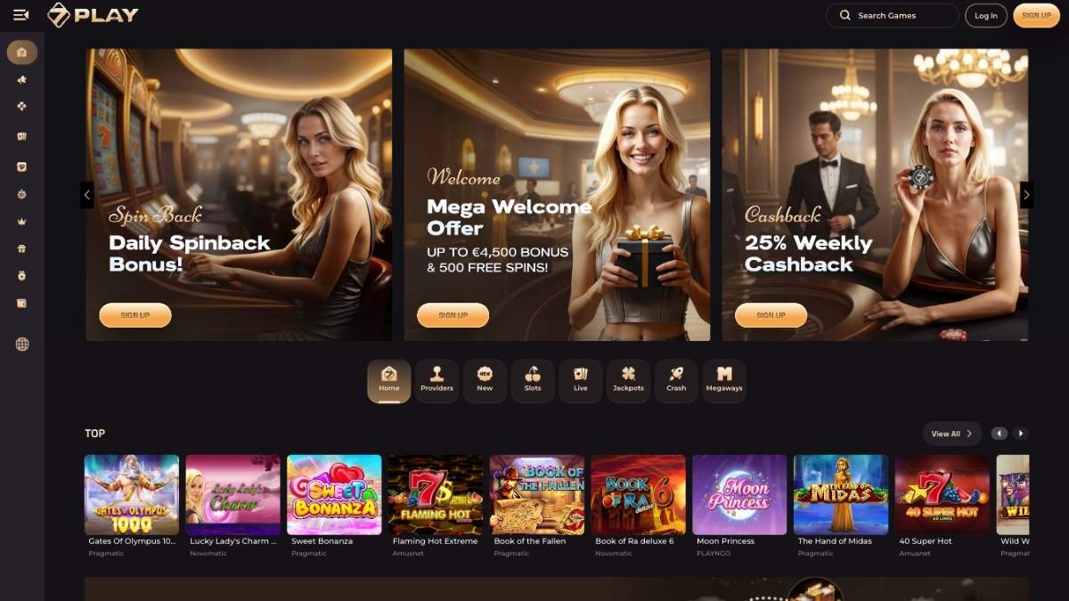 sevenplay casino desktop