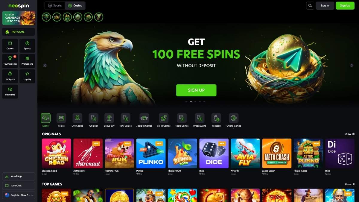 neospin casino review