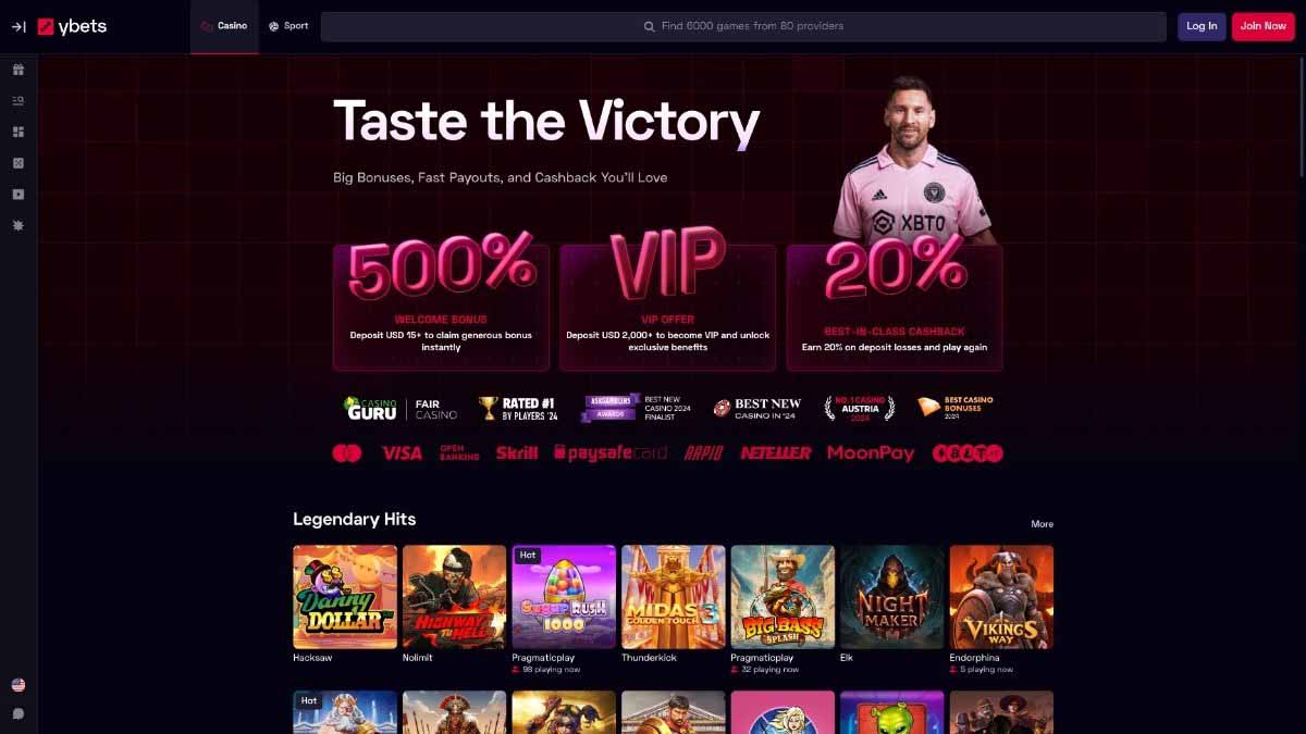 ybets casino review
