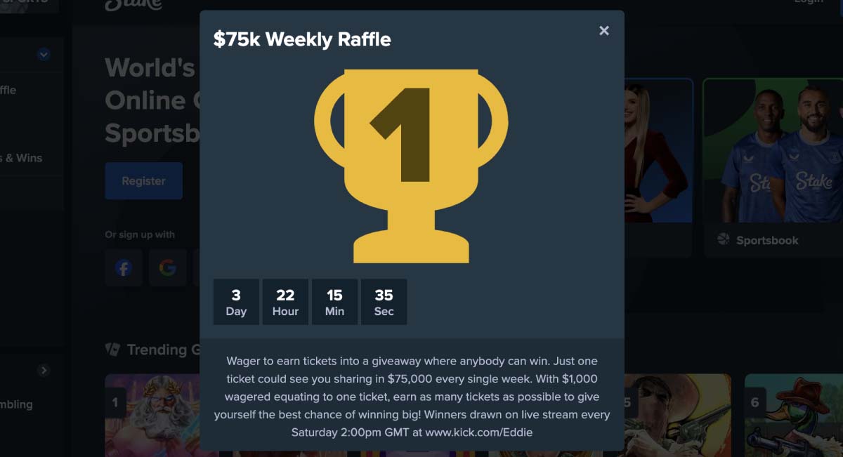 stake casino bonus