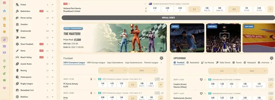 Vegasino Games Page New Zealand BetKiwi Vegasino offers ​​a comprehensive sportsbook featuring dozens of sports and hundreds of betting markets. When I first checked it out, the clean and uncluttered layout caught my attention. It uses colour shades creatively and website cards to neatly separate sections, making navigation easy. This sportsbook doesn't just deliver on the aesthetics: it provides an excellent betting experience, as I explain below.