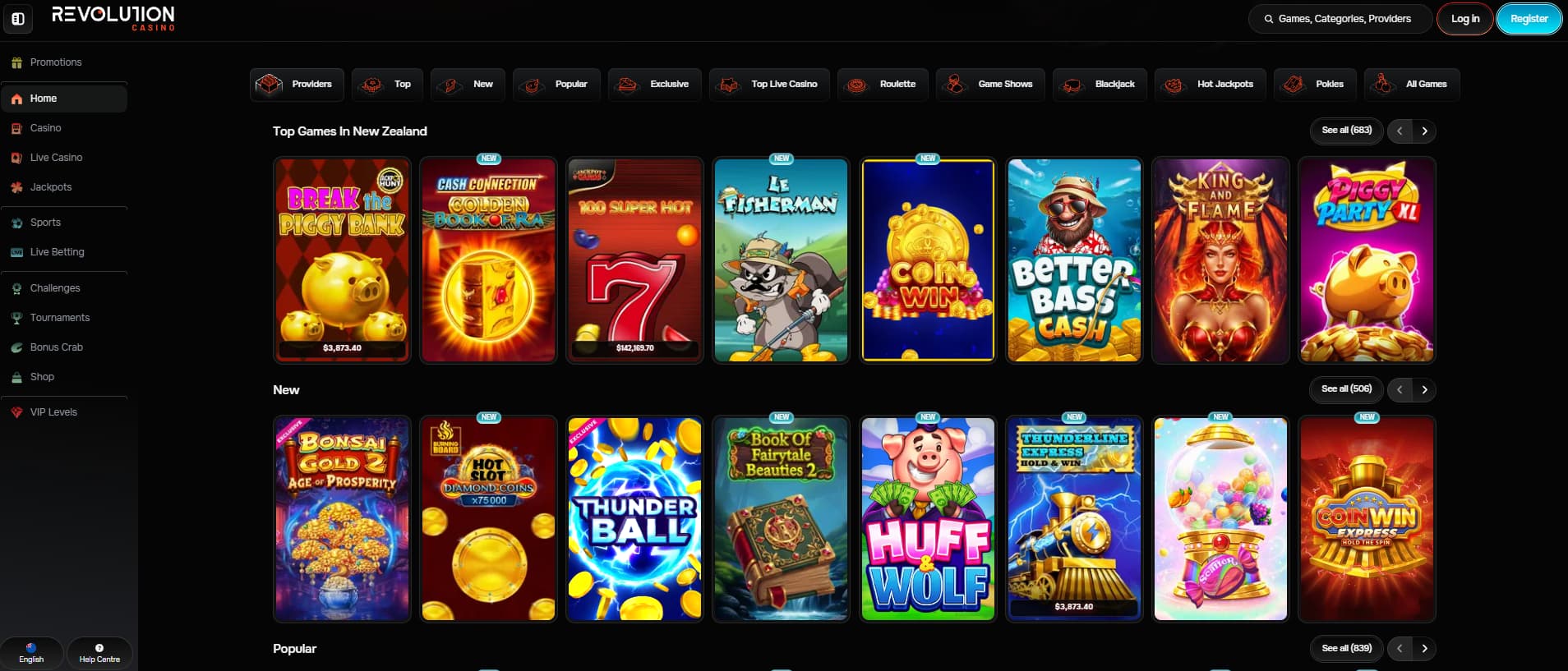 Revolution Casino New Zealand Bet Kiwi Review